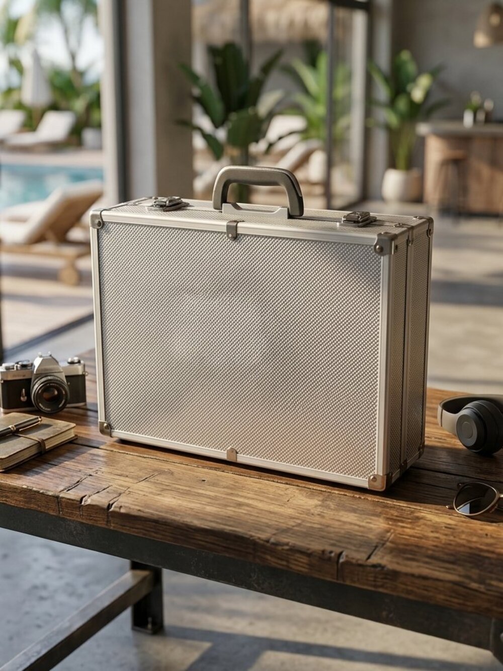 Professional Aluminum Utility Case: Hard-Shell Protective Storage - 18" x 13"